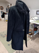 Load image into Gallery viewer, Black suba suede coat