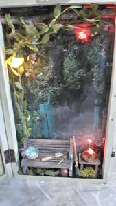 The Secret Garden lighted diorama bookbox with book