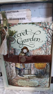 The Secret Garden lighted diorama bookbox with book