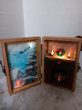 Load image into Gallery viewer, Twas the Night Before Christmas Booknook and Miniature Book