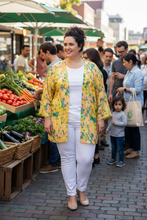 Load image into Gallery viewer, Silk crepe de chine sunshine kimono
