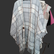 Load image into Gallery viewer, Soft cotton plaid wrap