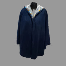 Load image into Gallery viewer, Reversible wrap coat  Scuba Suede and Faux Chincilla