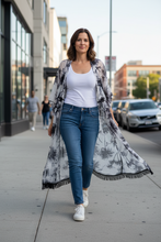 Load image into Gallery viewer, Silk Kimono, Jason Wu fabric design