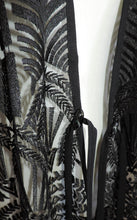Load image into Gallery viewer, Long Black Lace Kimono