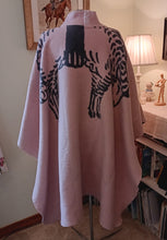 Load image into Gallery viewer, Gray and Pink Cotton Fleece Reversible Wrap