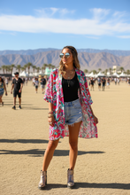 Load image into Gallery viewer, Vintage hearts kimono