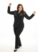Load image into Gallery viewer, Black Jewel Slip On Tunic