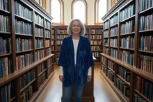 Load image into Gallery viewer, Blue Crushed Velvet Kimono