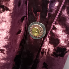 Load image into Gallery viewer, Wine Crushed Velvet Kimono